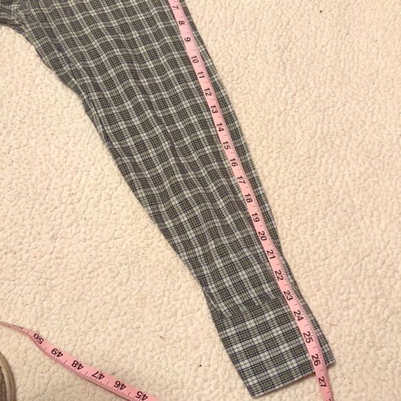 Vintage '90s style western super thin plaid Wrangler pearl snap 2XL - Picture 8 of 8